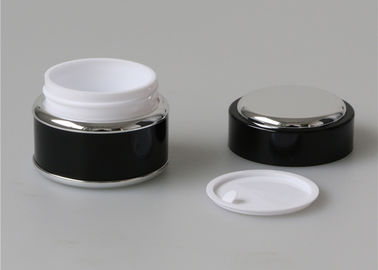 ขวดเครื่องสำอางพลาสติกสีดำขนาด 6 ออนซ์ 8 ออนซ์ 1 ออนซ์, กล่องบรรจุภัณฑ์เครื่องสำอางพลาสติกขนาดเล็ก